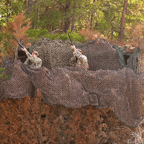 Red de camuflaje PRO BASIC WOODLAND 2,4 x 3 m de poliéster
