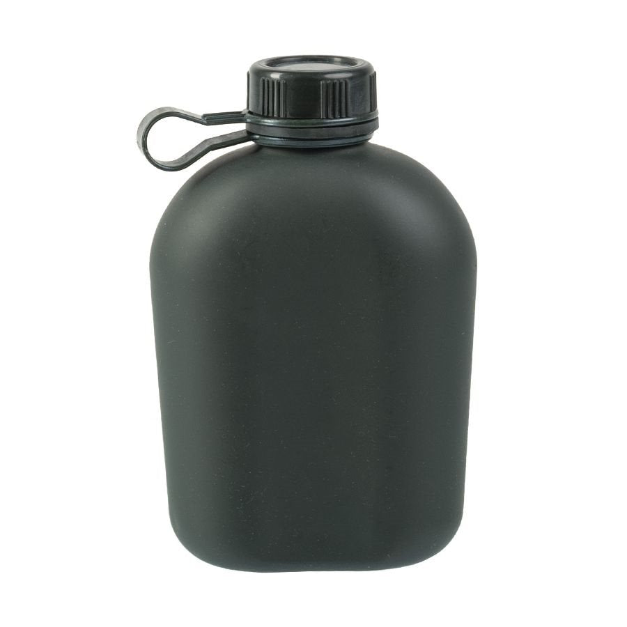 Cantimplora de aluminio MIL-TEC ARMEE PROFESIONAL con recubrimiento gomoso que protege contra impactos y arañazos