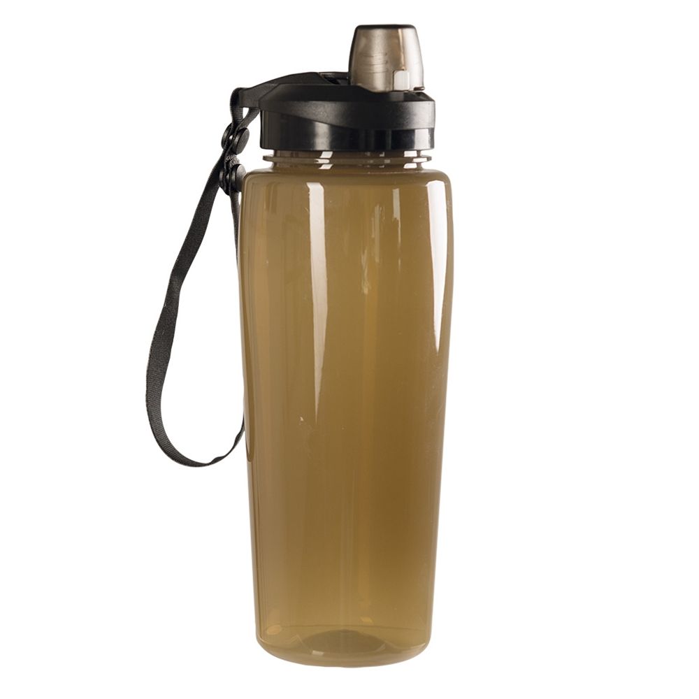 Botella de plástico 0,6L ahumada transparente