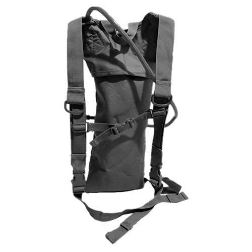 Mochila de hidratación 3L verde con correas y boquilla