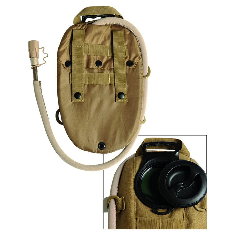 Depósito de hidratación OVAL 1 L color COYOTE con correas