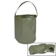 Recipiente WASSER plegable verde 10 l, PVC, medidas 22 x 27 cm