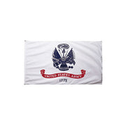 Bandera US ARMY 1775 blanca con emblema y dos ojales, 90x150 cm