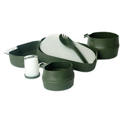 Vajilla WILDO Camp-A-Box 7 piezas verde