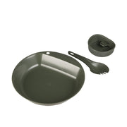 Set de vajilla WILDO PATHFINDER 3 piezas verde para una persona