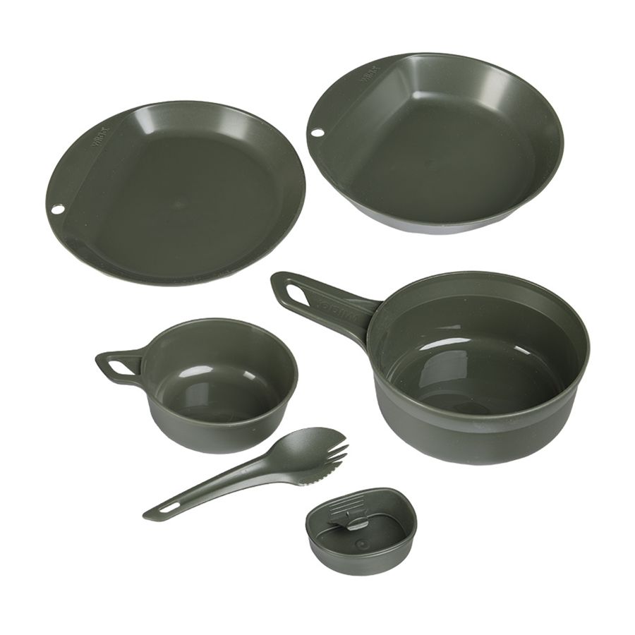 Set de vajilla WILDO® EXPLORER 6 piezas verde