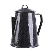 Hervidor esmaltado negro de 2 l con percolador extraíble