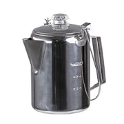 Cafetera percolador de acero inoxidable para 9 tazas (1,35 L)