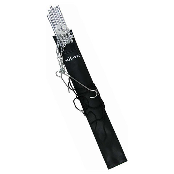 Trípode telescópico plegable para caldero con cadena y gancho, 458 g