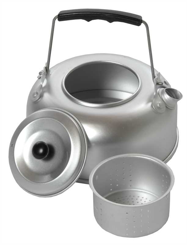Tetera de aluminio anodizada con colador - 14695000