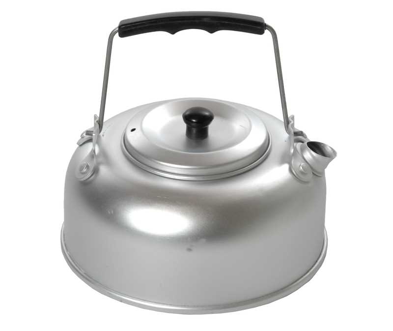 Tetera de aluminio anodizada con colador - 14695000