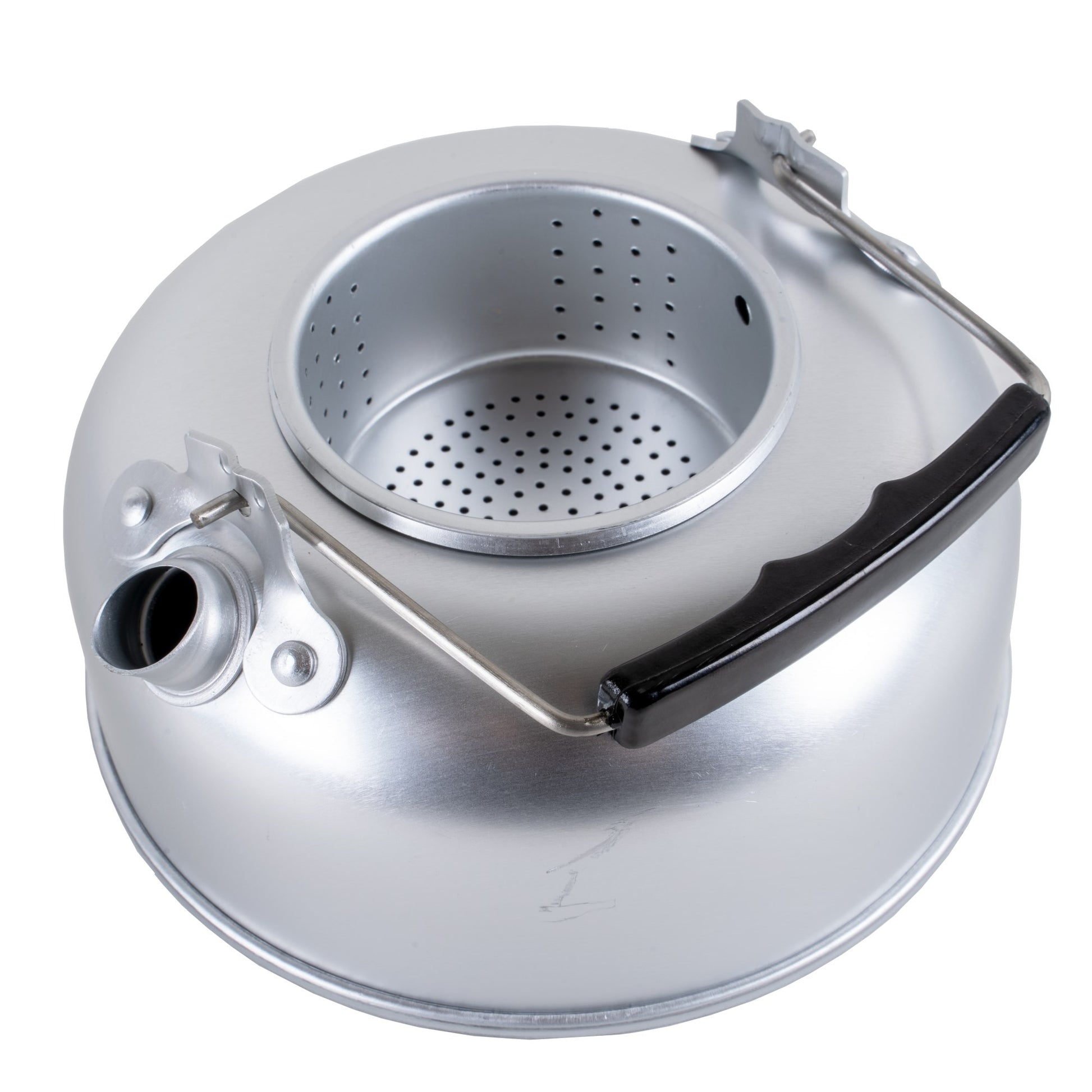 Juego de cocina de 9 piezas de aluminio plegable con tetera