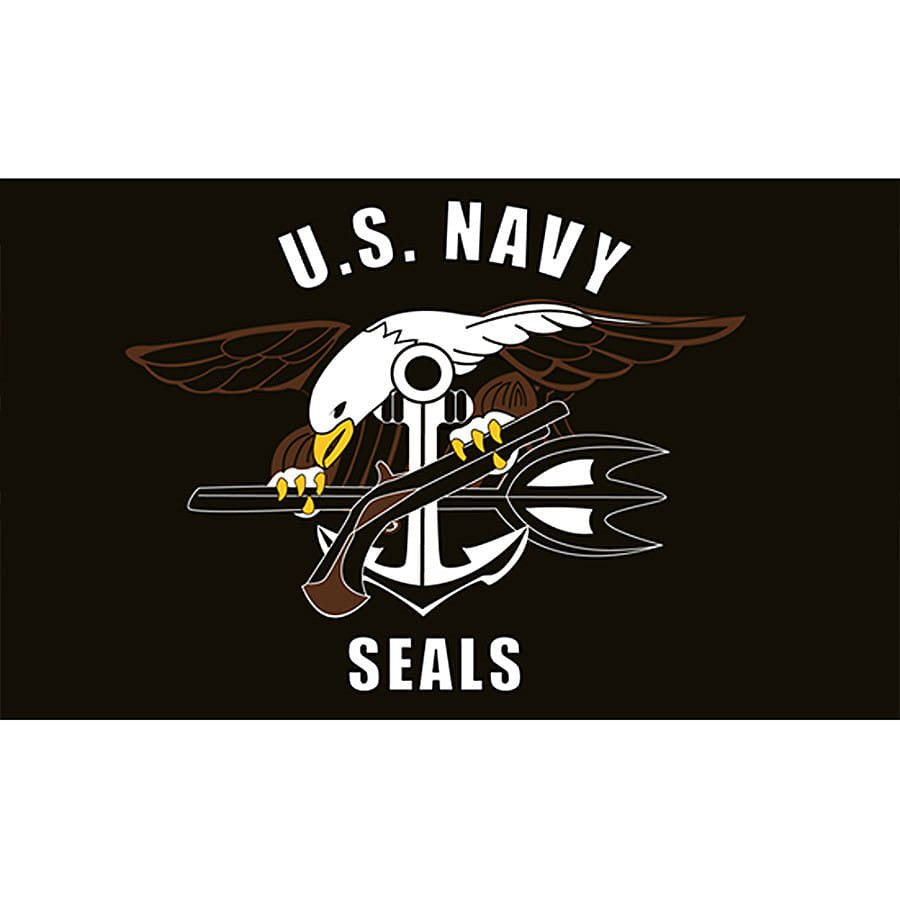 Bandera U.S. NAVY SEALS 90x150 cm con dos ojales metálicos