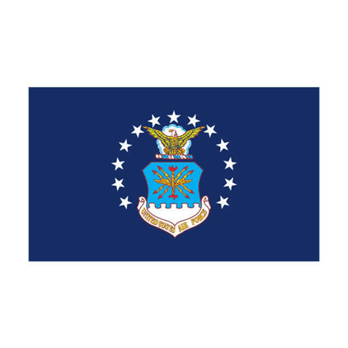 Bandera US AIR FORCE 90x150 cm con dos ojales metálicos