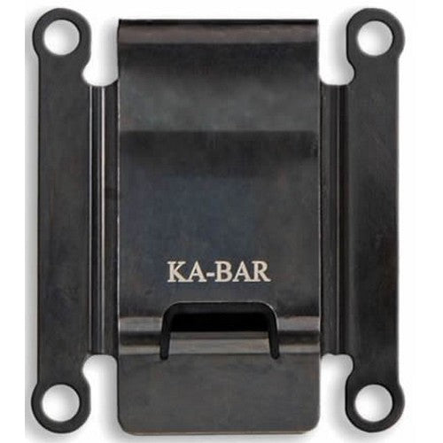 Clip metálico para funda de plástico compatible con cuchillos KA-BAR TDI para llevar en cinturón