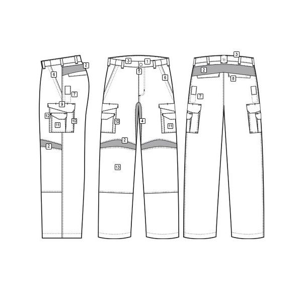 Pantalones tácticos 24-7 SERIES® PRO FLEX rip-stop verde