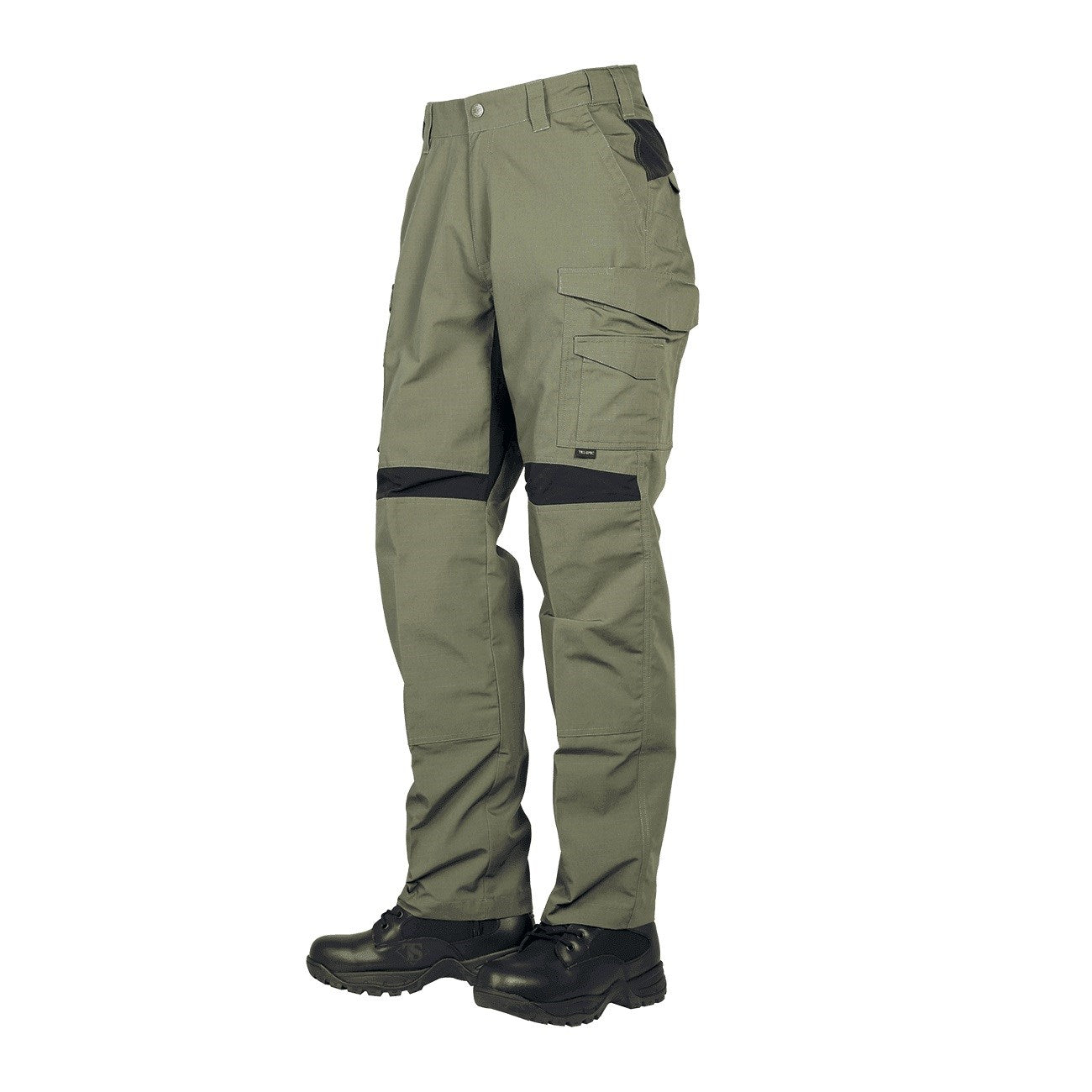 Pantalones 24-7 SERIES PRO FLEX rip-stop verdes y negros