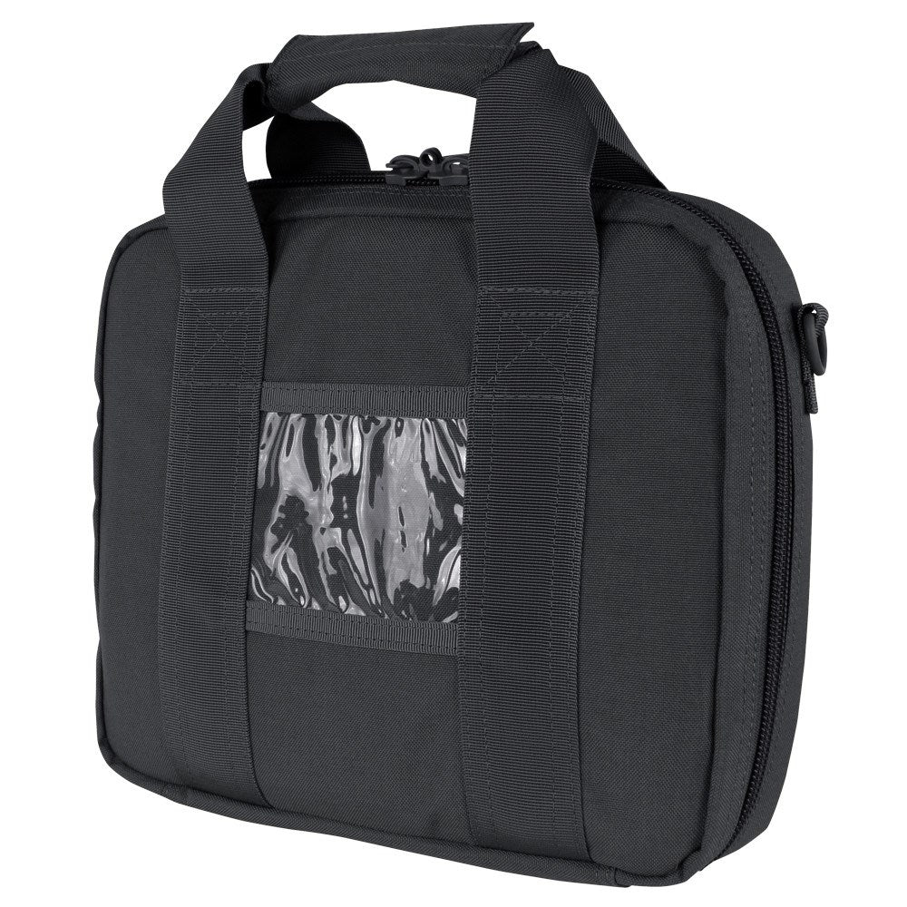Bolsa para pistola verde pequeña acolchada