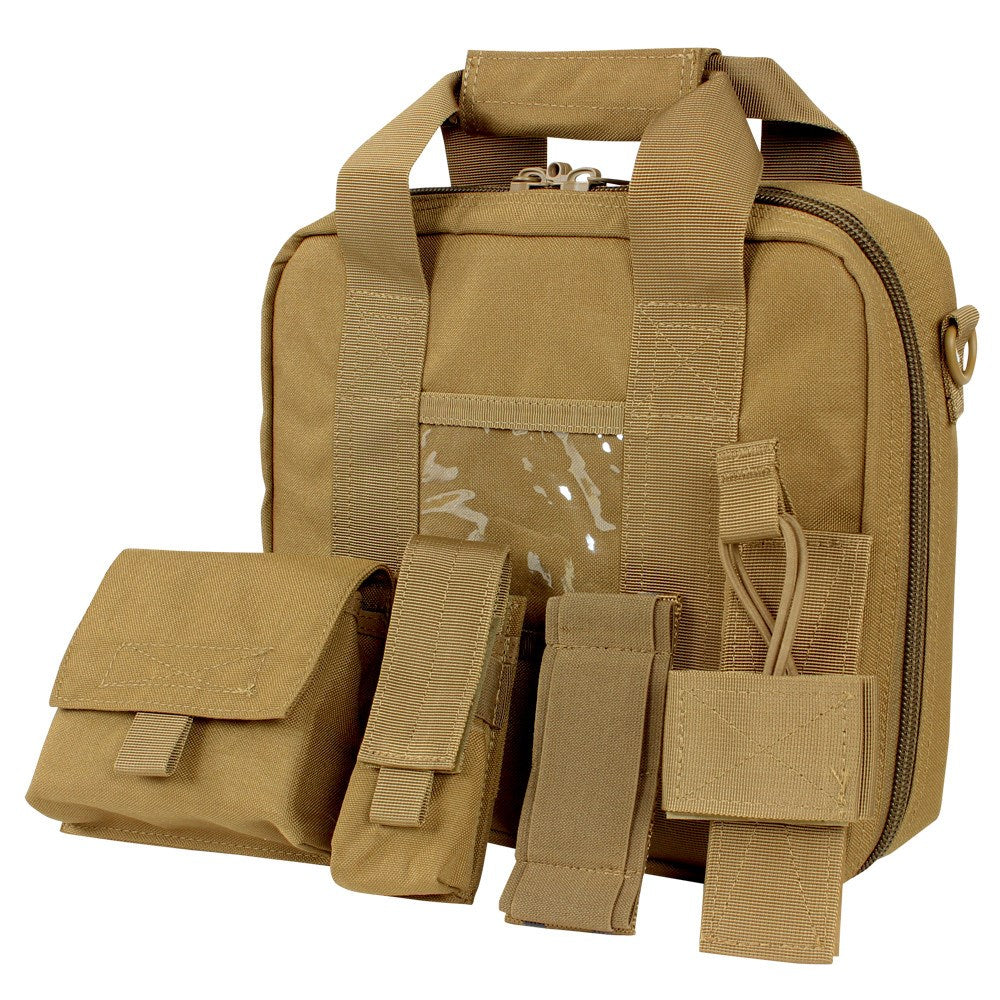 Bolsa para pistola verde pequeña acolchada