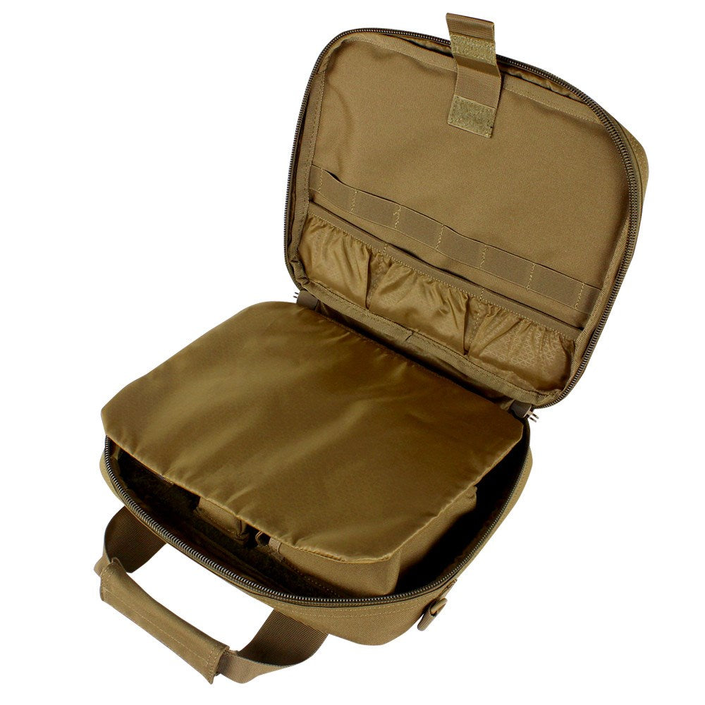 Bolsa para pistola verde pequeña acolchada