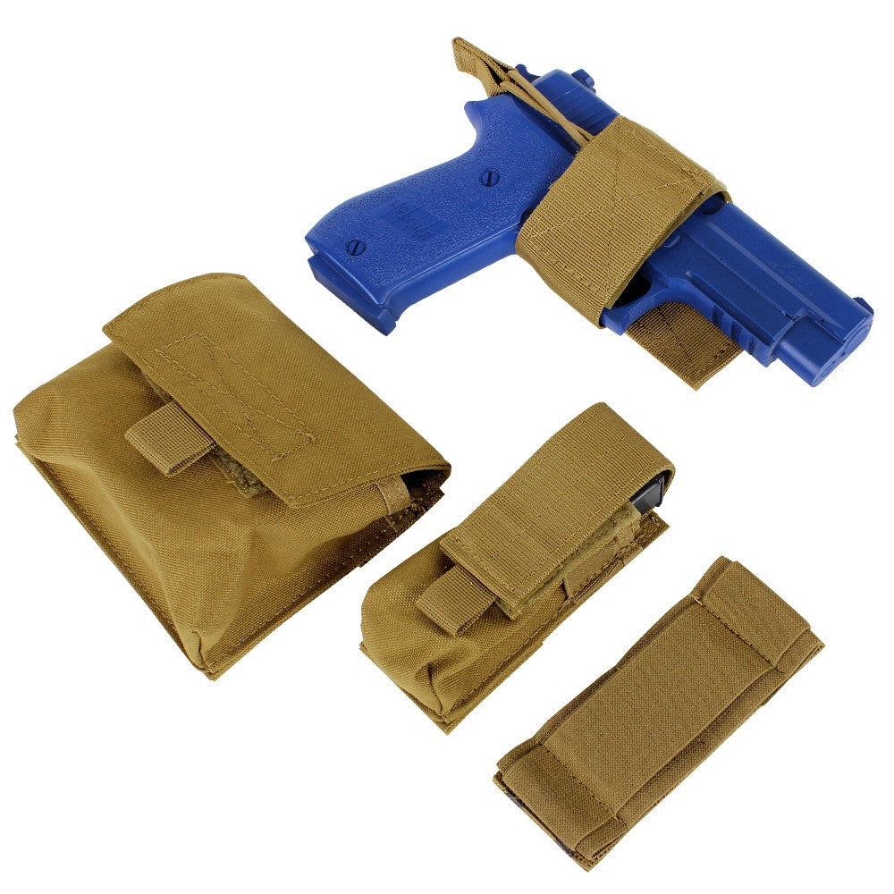 Bolsa para pistola verde pequeña acolchada