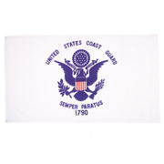 Bandera impresa U.S. COAST GUARD 1790 blanca, aprox. 152 x 92 cm
