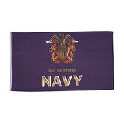 Bandera U.S. NAVY Anchor 90x150 cm con dos ojales metálicos