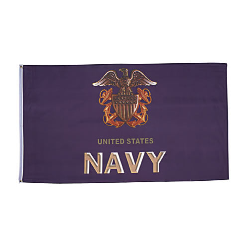 Bandera U.S. NAVY Anchor 90x150 cm con dos ojales metálicos