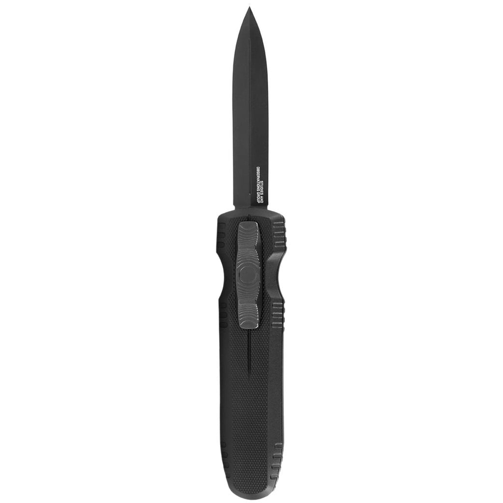 Cuchillo OTF PENTAGON BLACKOUT con hoja Cryo CPM S35VN nitrurado, hoja 9,63 cm y longitud total 23,06 cm