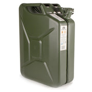 Bidón metálico 20 l verde militar nuevo, acabado mate