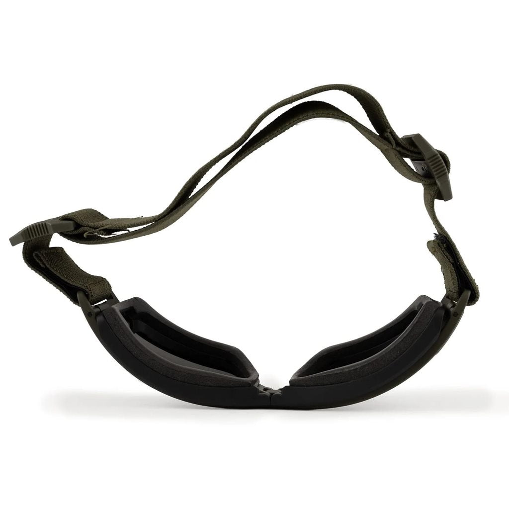 Gafas tácticas LYNX plegables con 2 cristales y montura verde