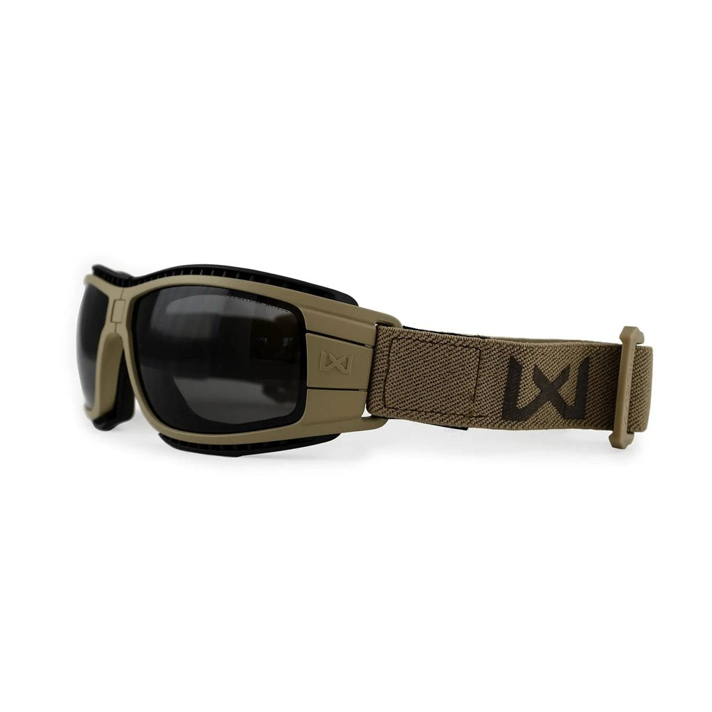 Gafas tácticas LYNX plegables con 2 cristales y montura verde
