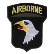 Parche textil 101 Airborne 85×70 mm - algodón y poliéster