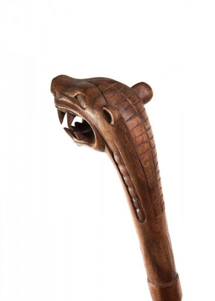 Palo de madera con dragón vikingo, aprox. 130 cm 1504250030 - Espadas y Más