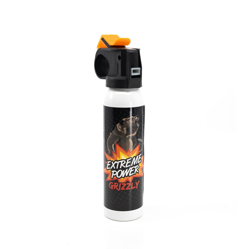 Spray defensivo GRIZZLY 150 ml, aerosol lacrimógeno con OC, CR, CP y CS