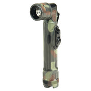 Linterna US LED MEDIUM 'fajfka' mediana en camuflaje Flecktarn, 4 LEDs