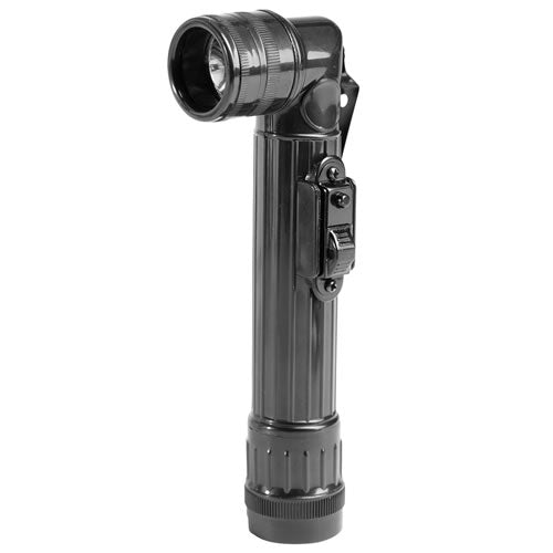 Linterna US LED 'fajfka' grande verde con 5 LED vista lateral