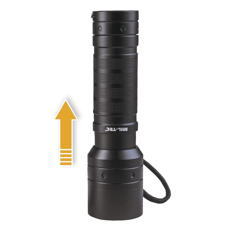 Linterna MISSION negra con LED CREE XP-G 520 lm y alcance 275 m