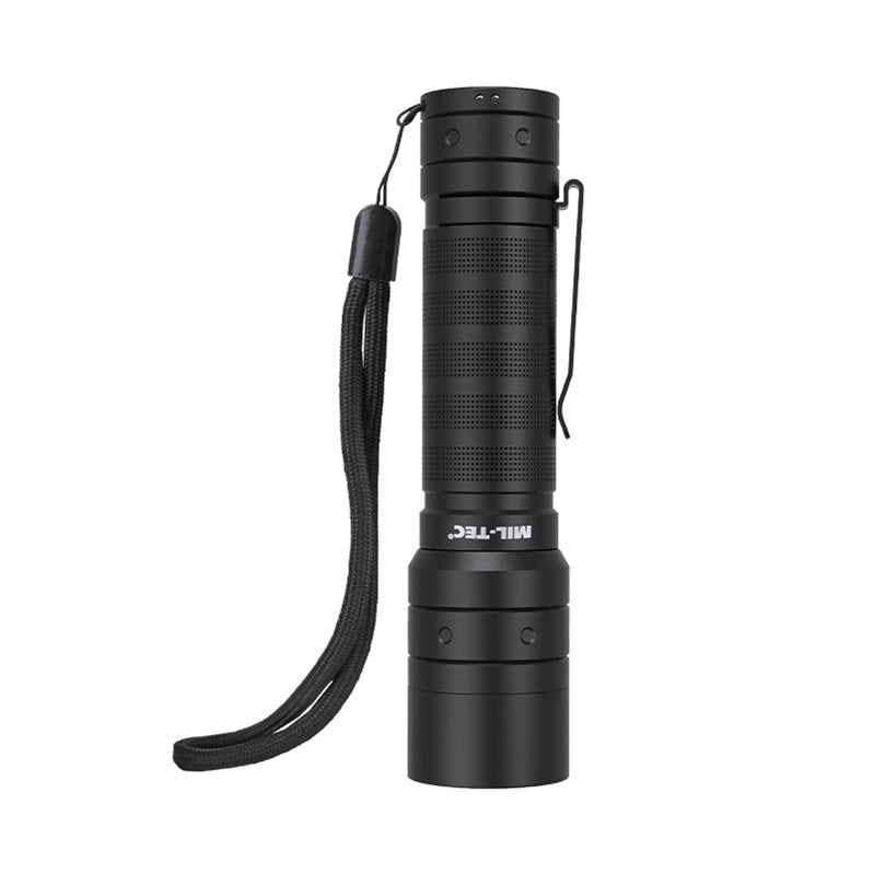 Linterna MISSION 1000 lm negra recargable con Luminus SST-40