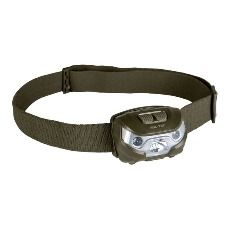 Linterna frontal LED CREE XPE verde
