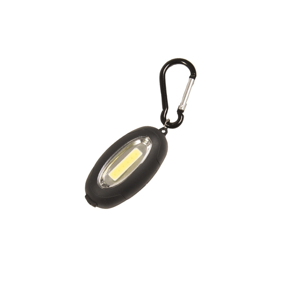 Linterna MINI LED pequeña con mosquetón para llaves y equipo