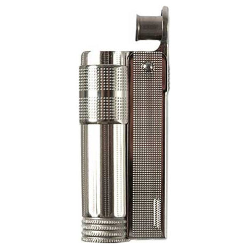 Encendedor IMCO original plateado, recargable con gasolina, llama resistente al viento