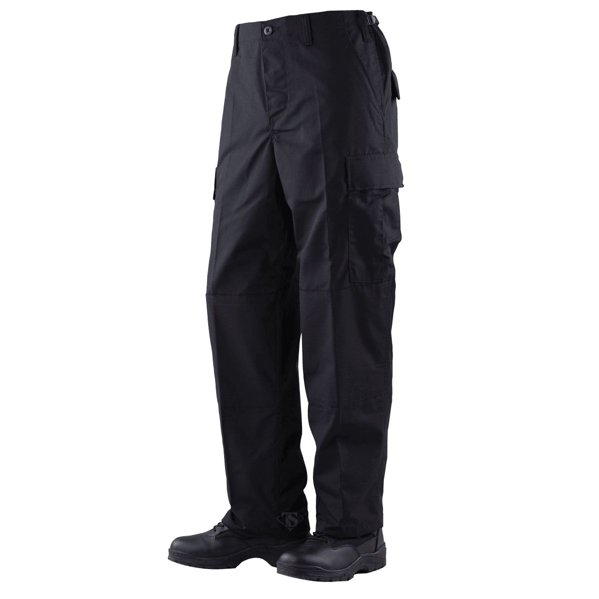 Pantalones BDU negros de algodón rip-stop, según MIL-T-44047E, Tru-Spec
