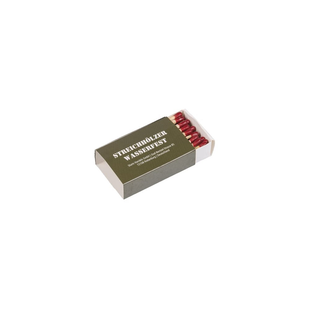 Cerillas impermeables WATERPROOF, paquete de 4 cajas