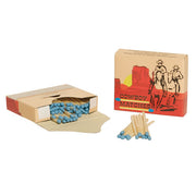 Caja de cerillas COWBOY (aprox. 100 unidades) para encender fuego en superficies comunes
