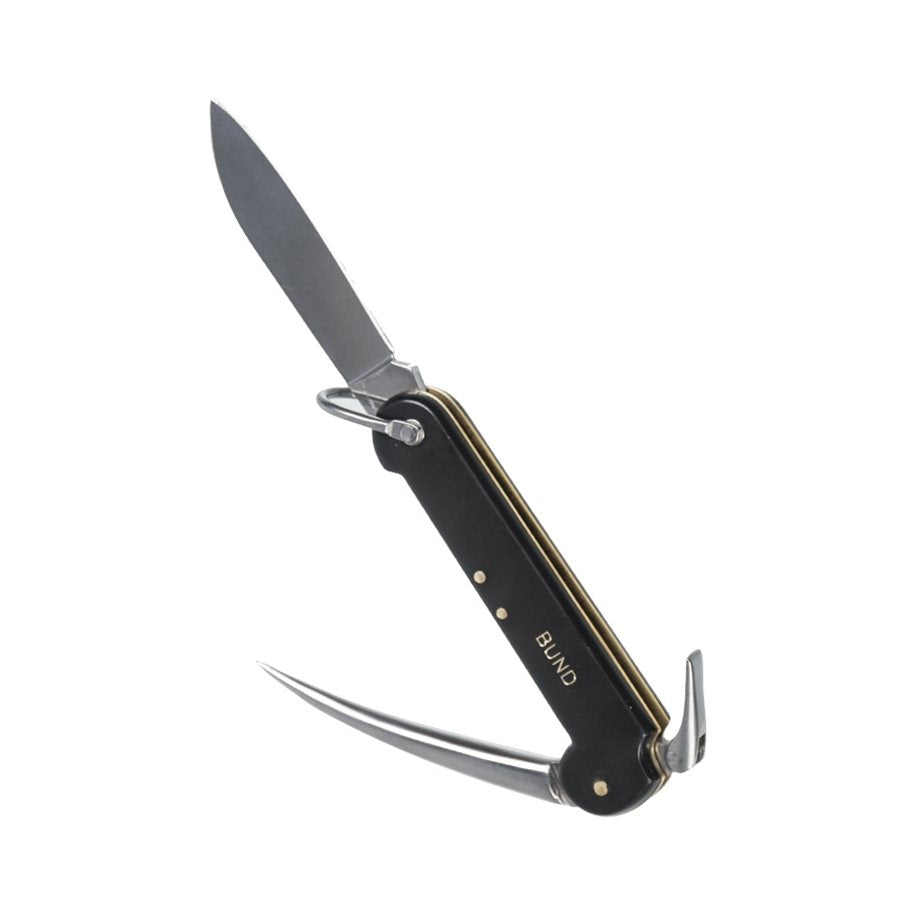 Navaja marinera BW MARINE/MECHANIK con punzón y anilla, 19 cm abierta, 8 cm cerrada