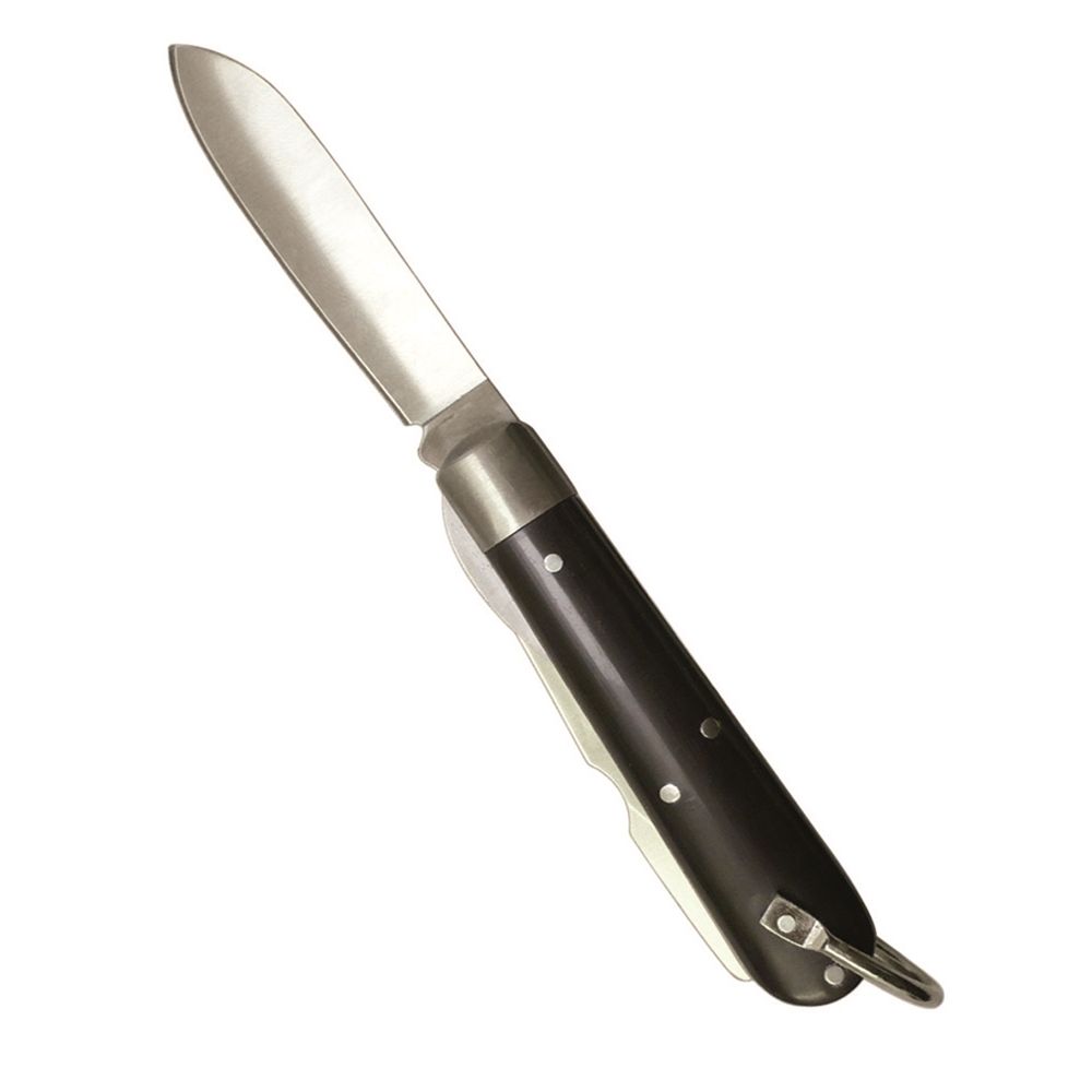 cuchillo plegable MIL-TEC US TL 29 con hoja 70 mm y mango plástico con anilla