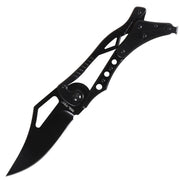 Navaja cerrada SCELETON, longitud total 21 cm, hoja 9,5 cm, mango de aluminio