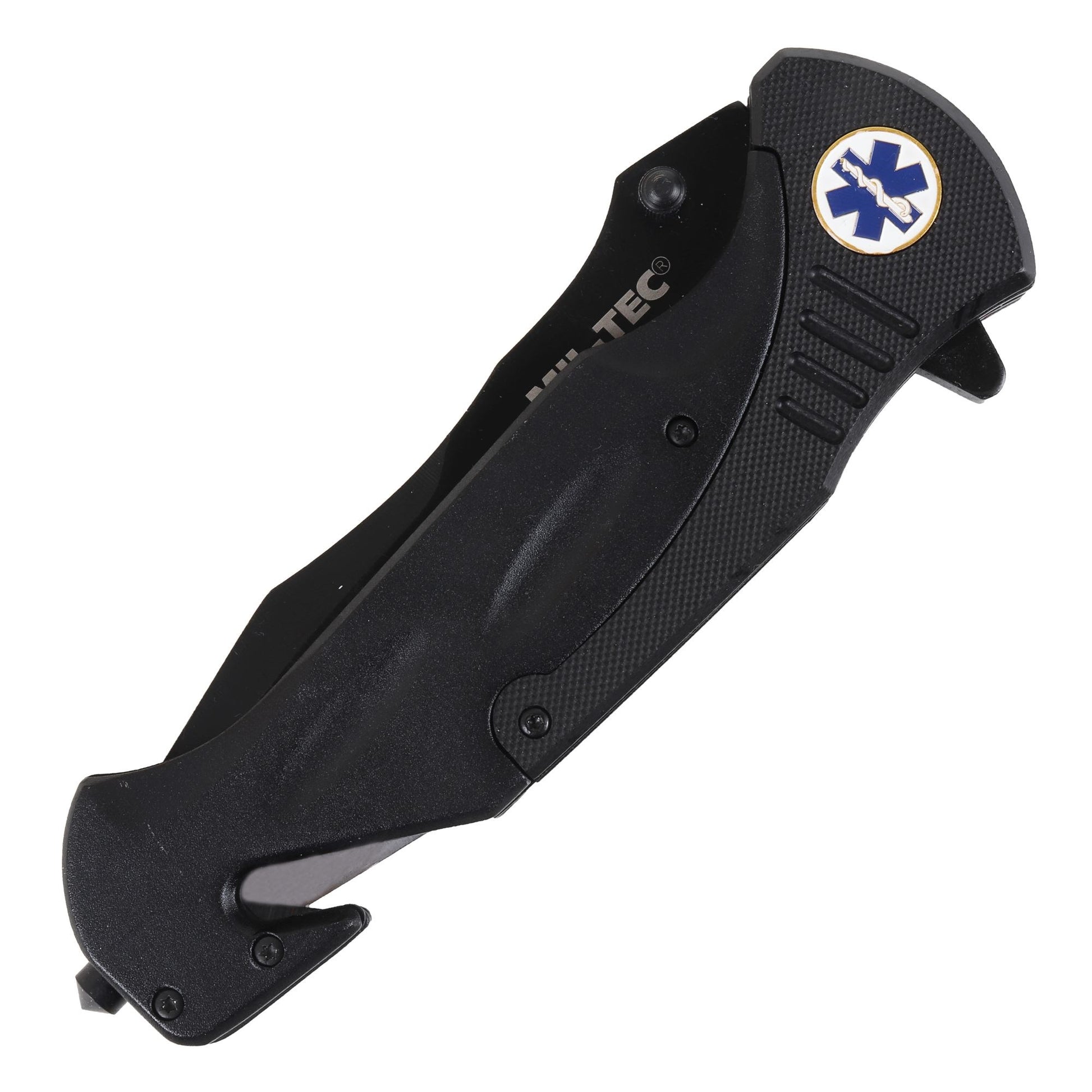 Navaja plegable MEDICAL 440/G10 con cortador y filo combinado
