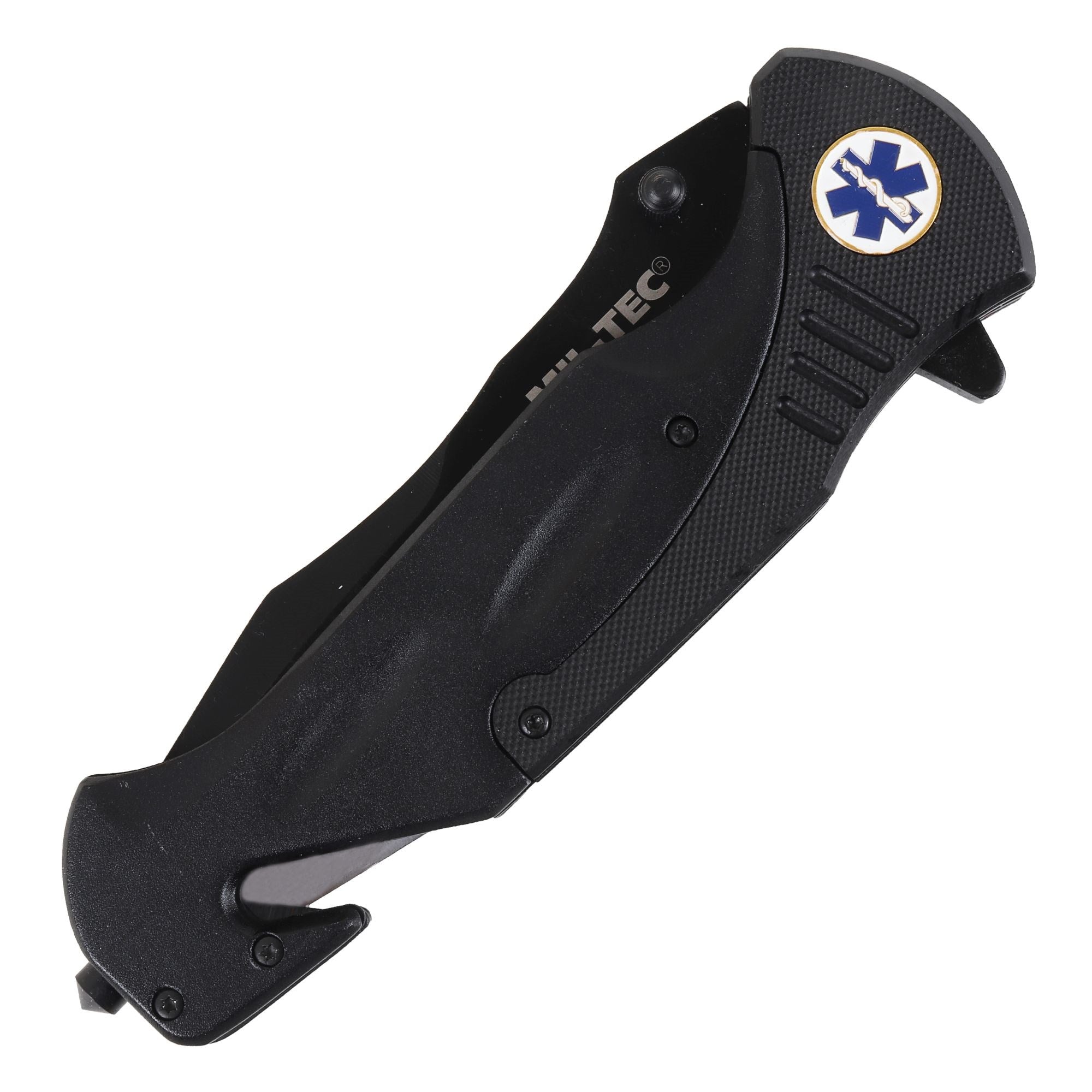 Navaja plegable MEDICAL 440/G10 con cortador y filo combinado